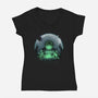 Sign of Life-womens v-neck tee-vp021