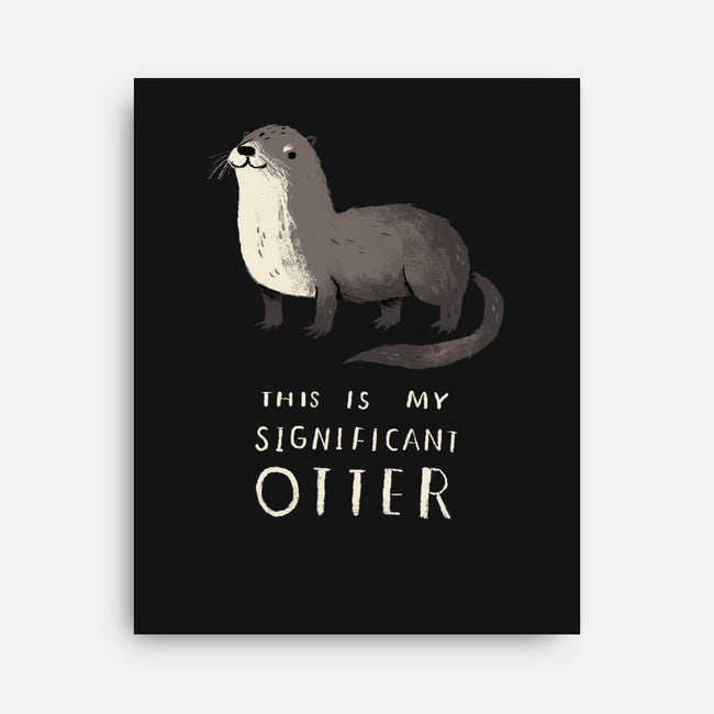 Significant Otter-none stretched canvas-louisros