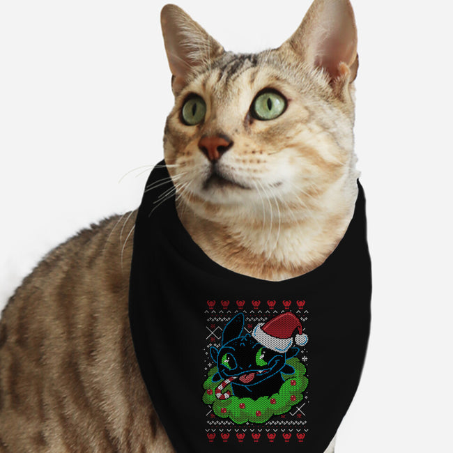 Silent Night Fury-cat bandana pet collar-Bamboota