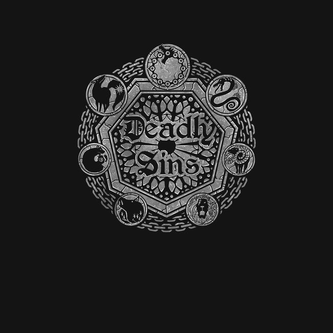 Sins Shield-none glossy sticker-Andriu