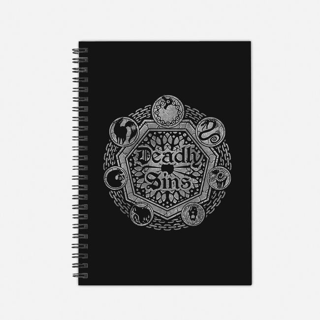 Sins Shield-none dot grid notebook-Andriu