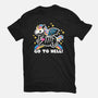 Skeleton Unicorn-unisex basic tee-NemiMakeit