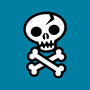 Skull and Crossbones-none removable cover w insert throw pillow-wotto