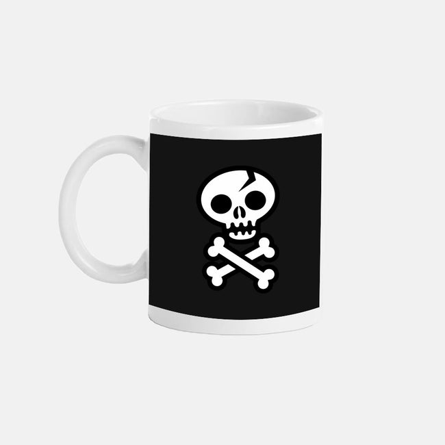 Skull and Crossbones-none glossy mug-wotto