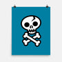 Skull and Crossbones-none matte poster-wotto