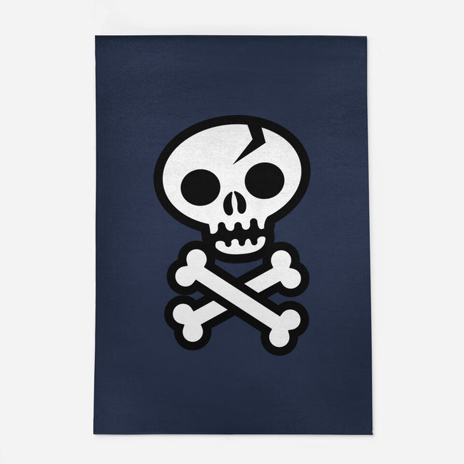 Skull and Crossbones-none outdoor rug-wotto