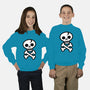 Skull and Crossbones-youth crew neck sweatshirt-wotto