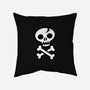 Skull and Crossbones-none removable cover w insert throw pillow-wotto