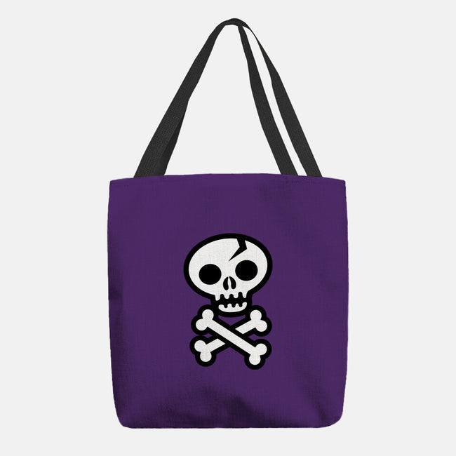 Skull and Crossbones-none basic tote-wotto