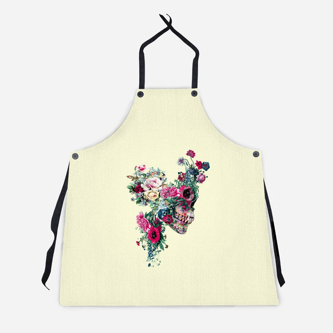 SKULL VII-unisex kitchen apron-RizaPeker