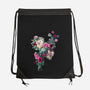 SKULL VII-none drawstring bag-RizaPeker