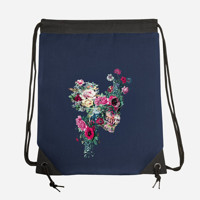 SKULL VII-none drawstring bag-RizaPeker