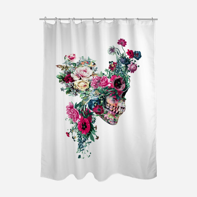 SKULL VII-none polyester shower curtain-RizaPeker