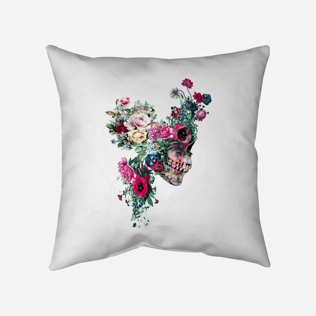 SKULL VII-none removable cover w insert throw pillow-RizaPeker
