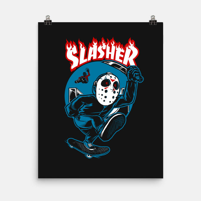 Slash and Burn-none matte poster-joerawks