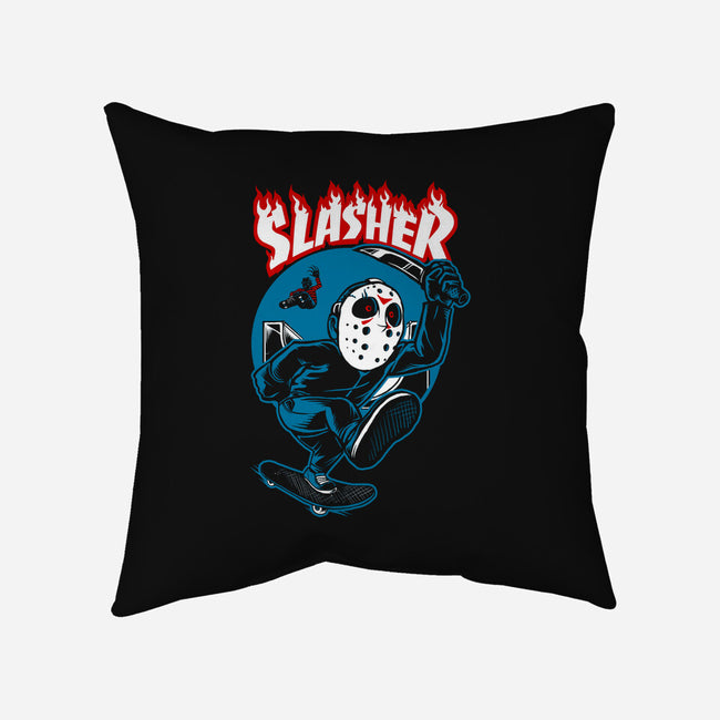 Slash and Burn-none removable cover w insert throw pillow-joerawks