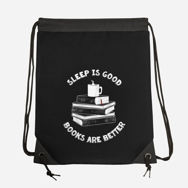 Sleep is Good-none drawstring bag-ducfrench