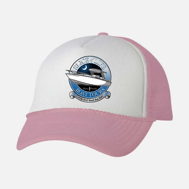 Slice of Life Tours-unisex trucker hat-RubyRed