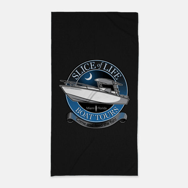 Slice of Life Tours-none beach towel-RubyRed