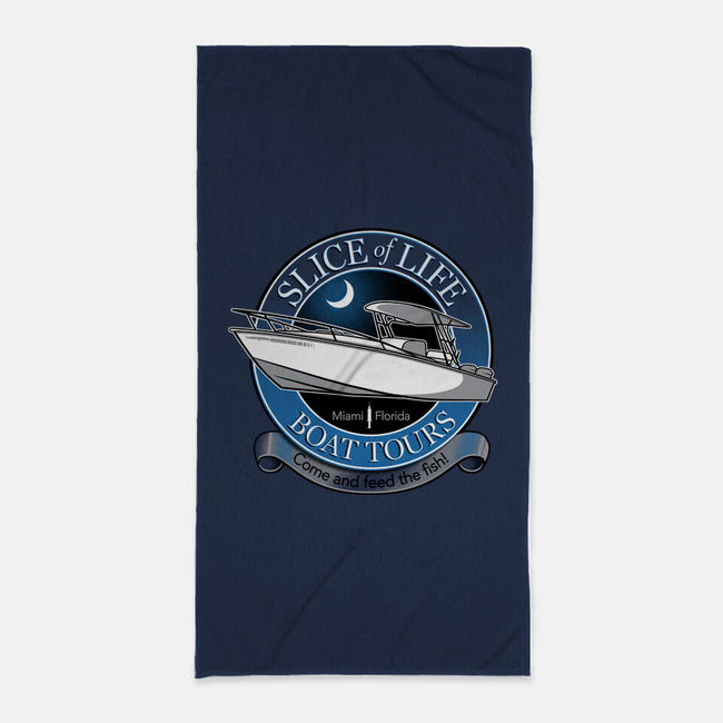 Slice of Life Tours-none beach towel-RubyRed