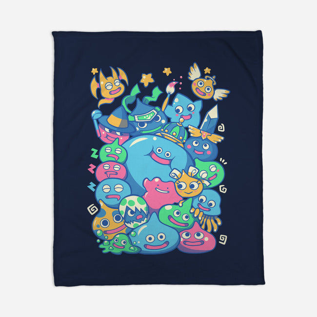 Slime Party-none fleece blanket-TechraNova