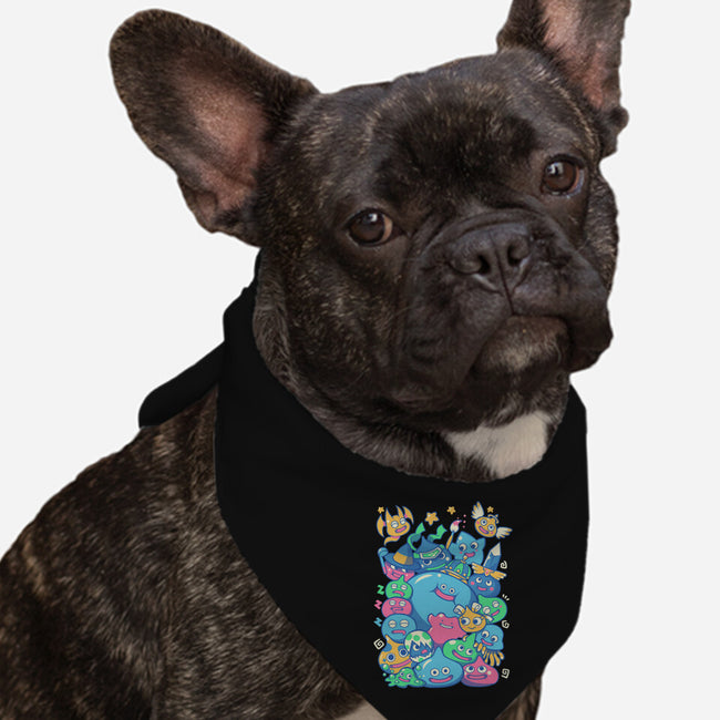 Slime Party-dog bandana pet collar-TechraNova