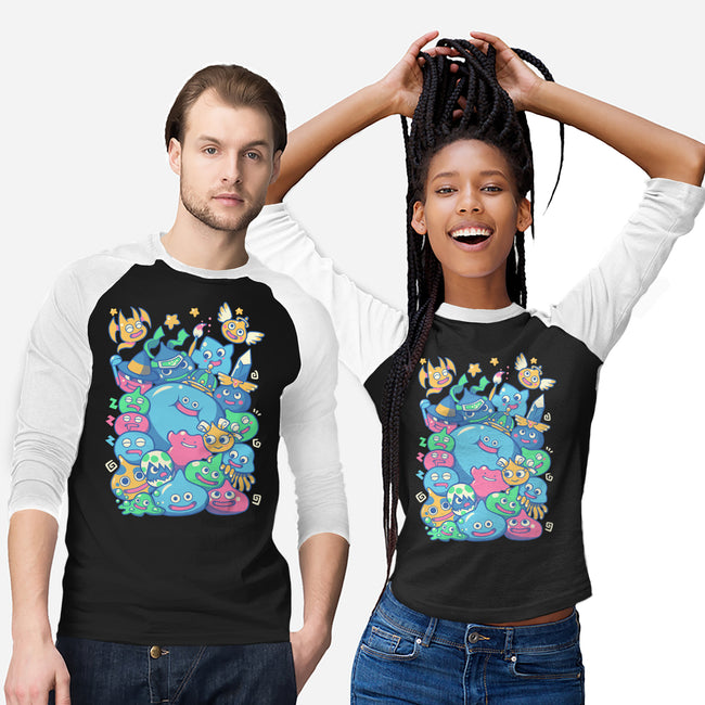 Slime Party-unisex baseball tee-TechraNova