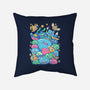 Slime Party-none removable cover w insert throw pillow-TechraNova