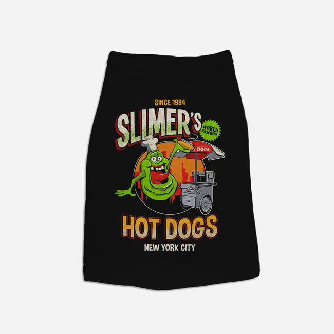 Slimer's Hot Dogs-cat basic pet tank-RBucchioni
