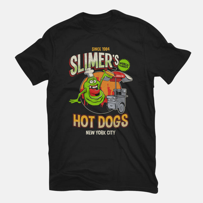 Slimer's Hot Dogs-unisex basic tee-RBucchioni