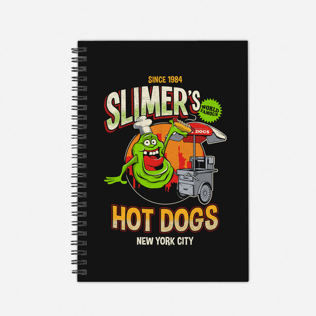 Slimer's Hot Dogs-none dot grid notebook-RBucchioni