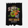 Slimer's Hot Dogs-none polyester shower curtain-RBucchioni