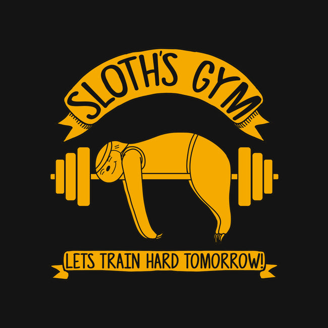 Sloth's Gym-none stretched canvas-Legendary Phoenix