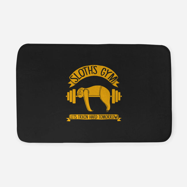Sloth's Gym-none memory foam bath mat-Legendary Phoenix