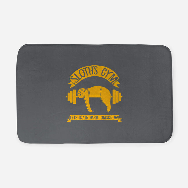 Sloth's Gym-none memory foam bath mat-Legendary Phoenix