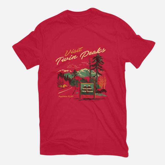 Small Town Travel-mens heavyweight tee-Steven Rhodes