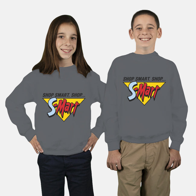 S-Mart-youth crew neck sweatshirt-jacobcharlesdietz