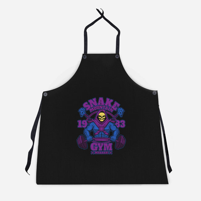 Snake Mountain Gym-unisex kitchen apron-jozvoz