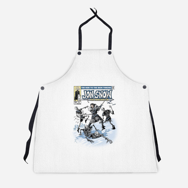 Snow Issue 1-unisex kitchen apron-Robreepart