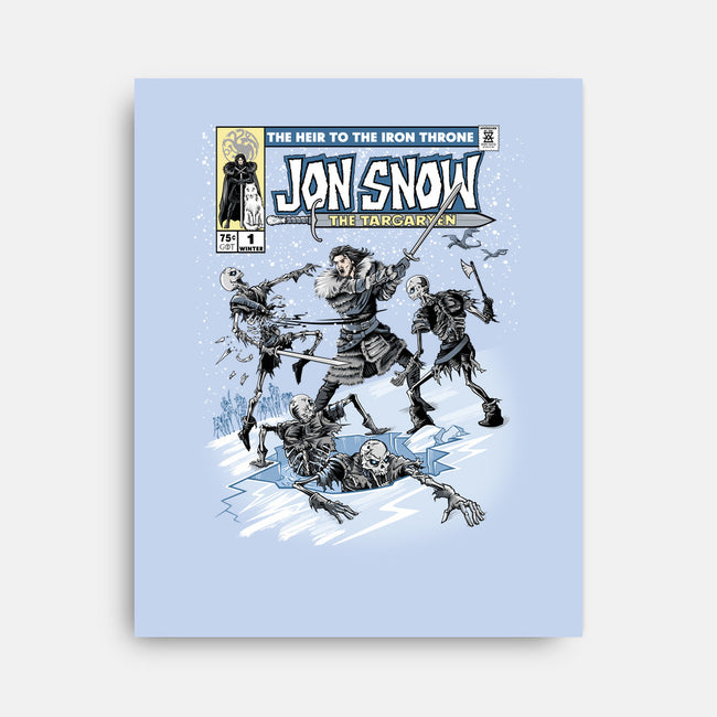 Snow Issue 1-none stretched canvas-Robreepart