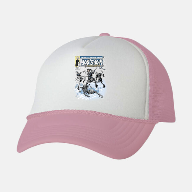 Snow Issue 1-unisex trucker hat-Robreepart
