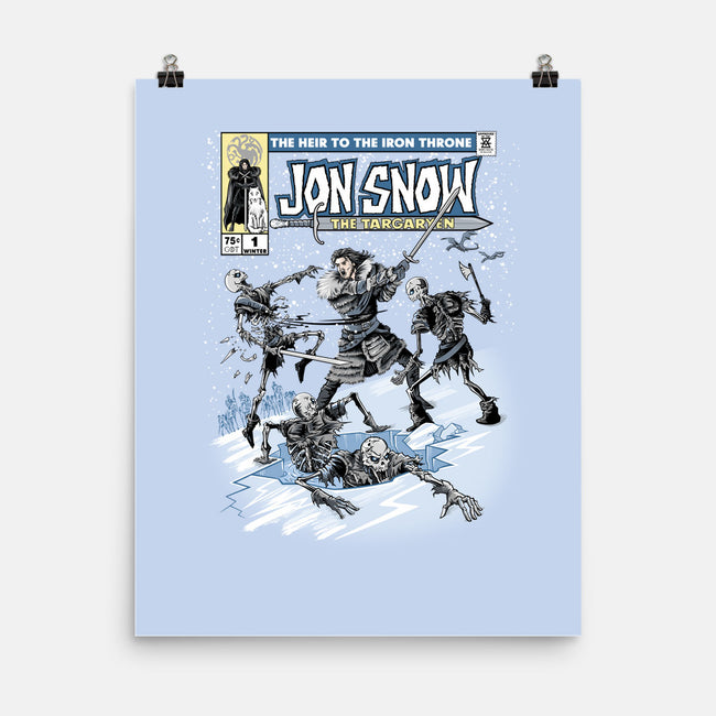 Snow Issue 1-none matte poster-Robreepart