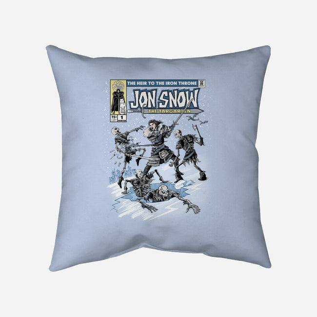 Snow Issue 1-none removable cover throw pillow-Robreepart
