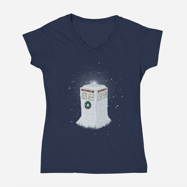 Snowdis-womens v-neck tee-Malcassairo