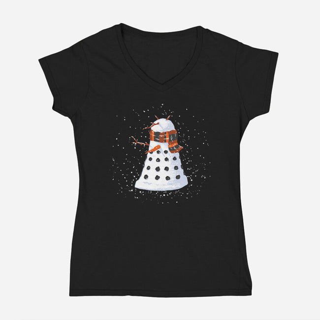 Snow-Lek-womens v-neck tee-Malcassairo