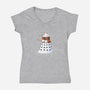 Snow-Lek-womens v-neck tee-Malcassairo