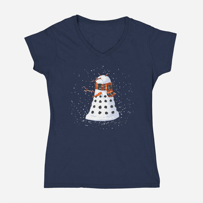 Snow-Lek-womens v-neck tee-Malcassairo