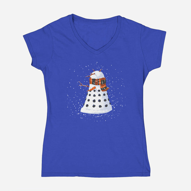 Snow-Lek-womens v-neck tee-Malcassairo