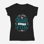 So Long and Thanks!-womens v-neck tee-Nemons