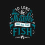 So Long and Thanks!-unisex kitchen apron-Nemons